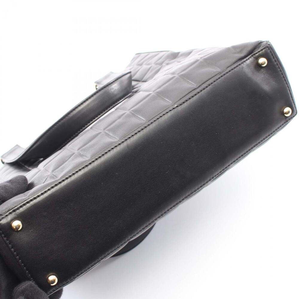 CHANEL Black Lambskin Leather Tote Bag - Picture 7 of 12